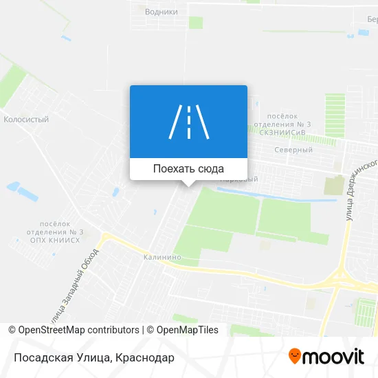Карта Посадская Улица