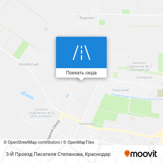 Карта 3-Й Проезд Писателя Степанова