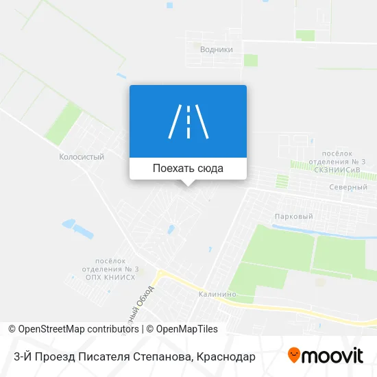 Карта 3-Й Проезд Писателя Степанова