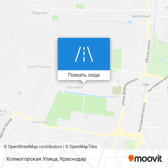 Карта Холмогорская Улица