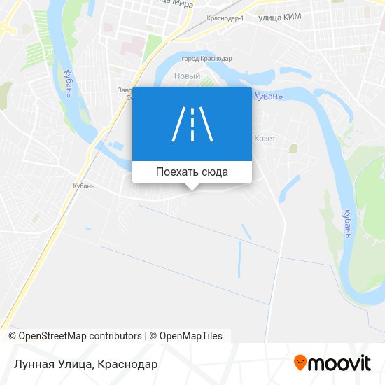 Карта Лунная Улица