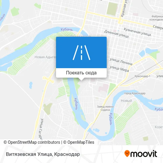 Карта Витязевская Улица