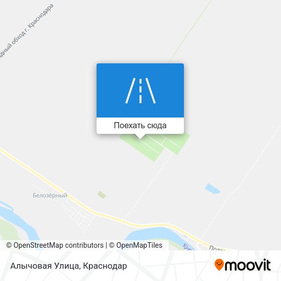 Карта Алычовая Улица