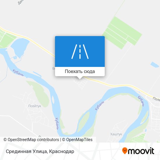 Карта Срединная Улица