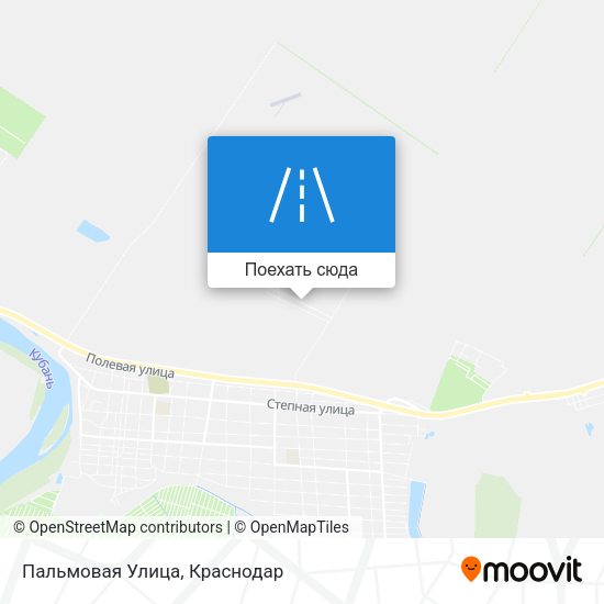 Карта Пальмовая Улица