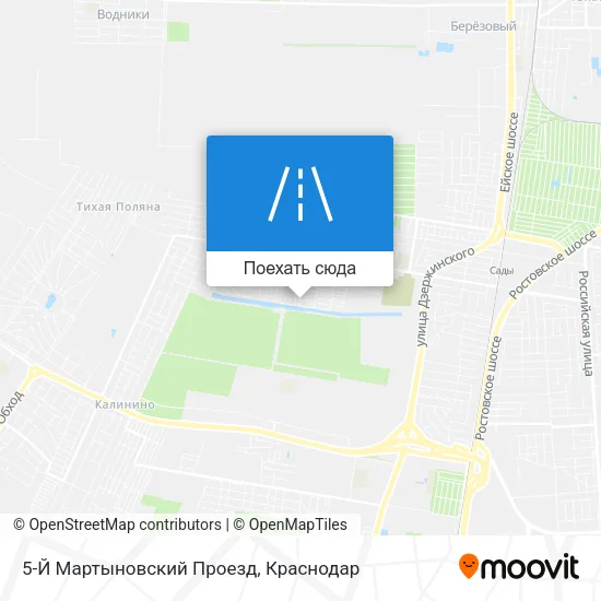 Карта 5-Й Мартыновский Проезд