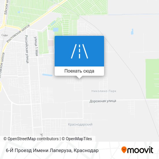 Карта 6-Й Проезд Имени Лаперуза