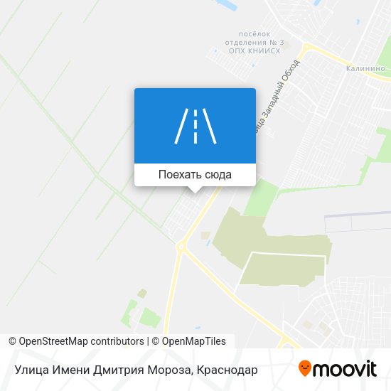 Карта Улица Имени Дмитрия Мороза