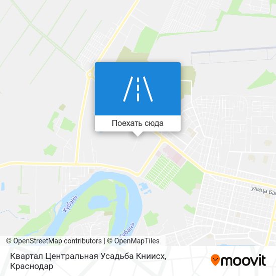 Карта Квартал Центральная Усадьба Книисх