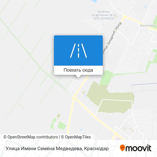 Карта Улица Имени Семёна Медведева