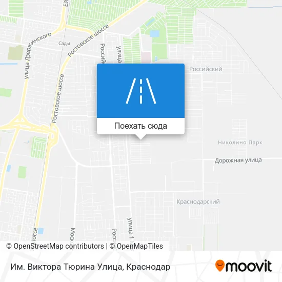 Карта Им. Виктора Тюрина ​Улица