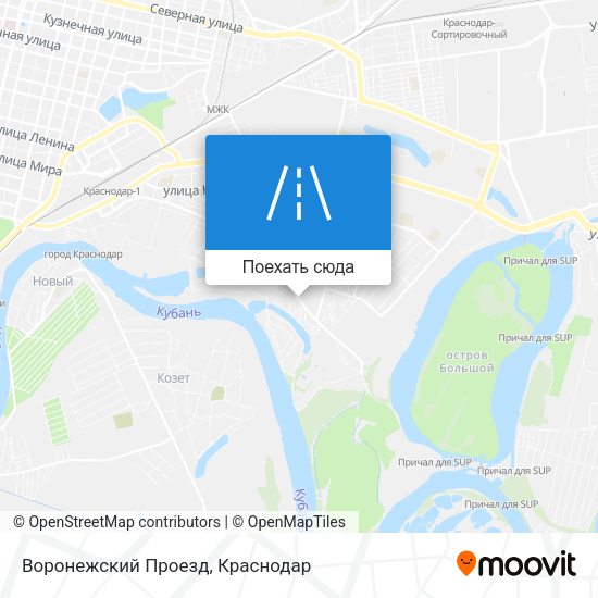 Карта Воронежский Проезд