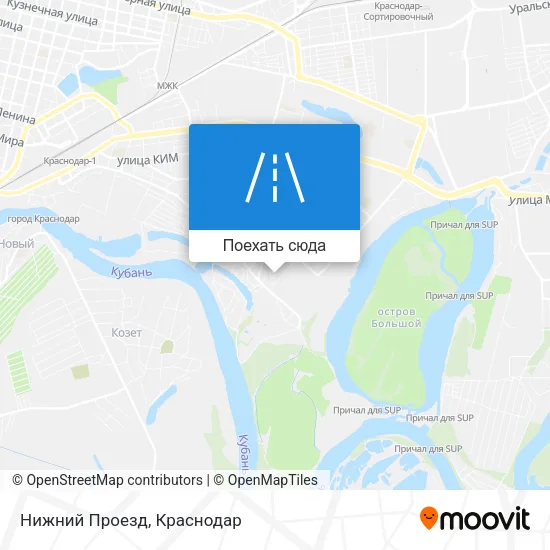 Карта Нижний Проезд