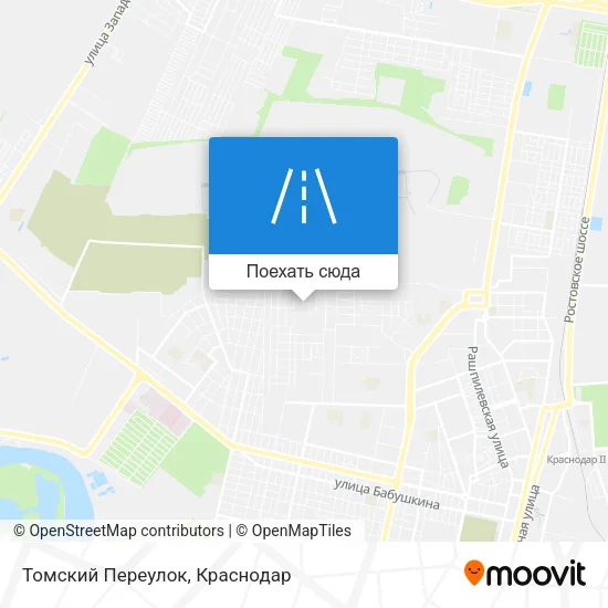 Карта Томский Переулок