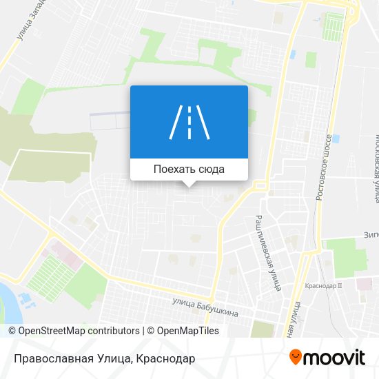 Карта Православная Улица