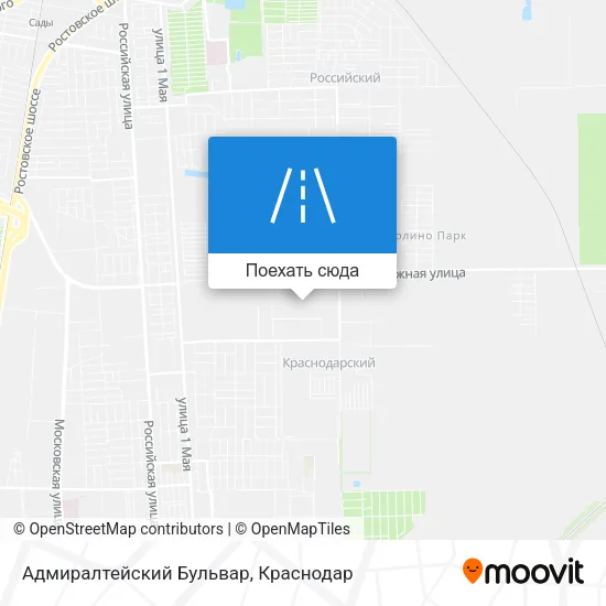 Карта Адмиралтейский Бульвар