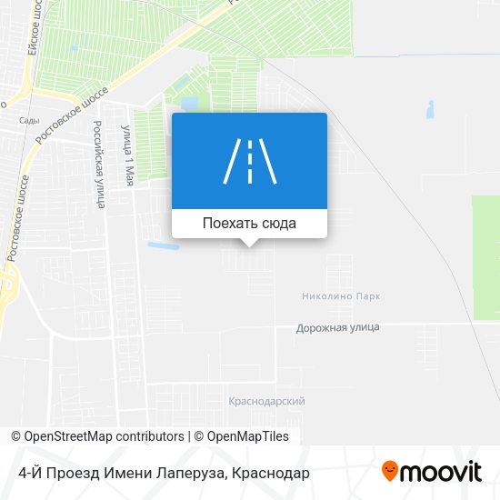 Карта 4-Й Проезд Имени Лаперуза