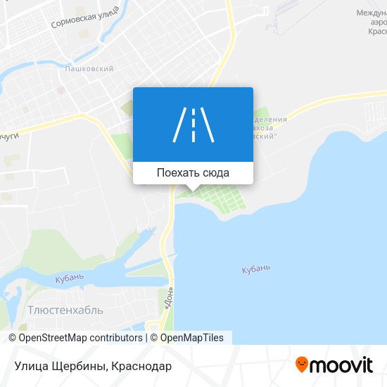 Карта Улица Щербины