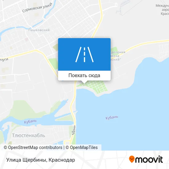 Карта Улица Щербины