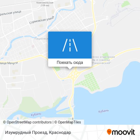 Карта Изумрудный Проезд