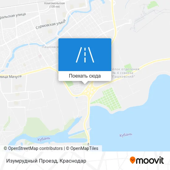 Карта Изумрудный Проезд