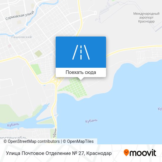 Карта Улица Почтовое Отделение № 27