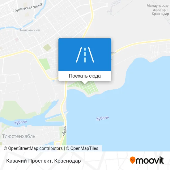Карта Казачий Проспект