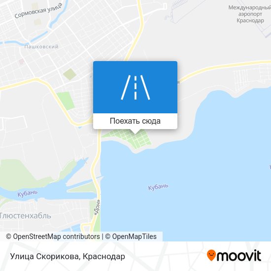 Карта Улица Скорикова