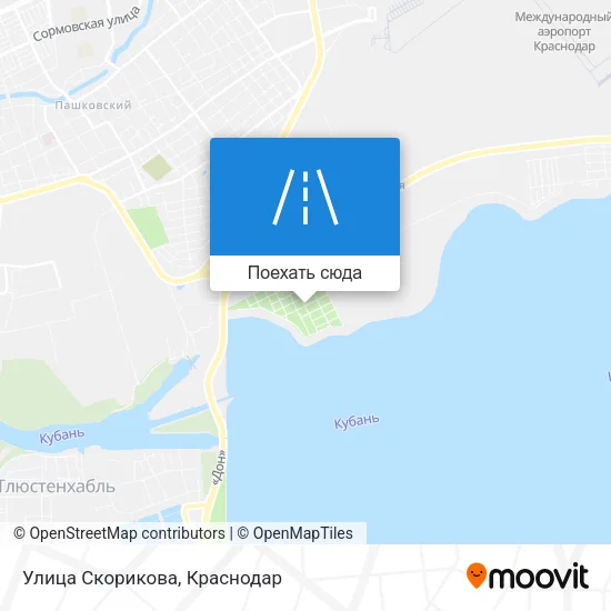 Карта Улица Скорикова
