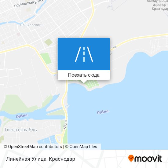 Карта Линейная Улица