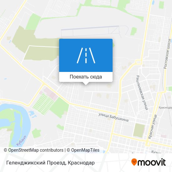 Карта Геленджикский Проезд