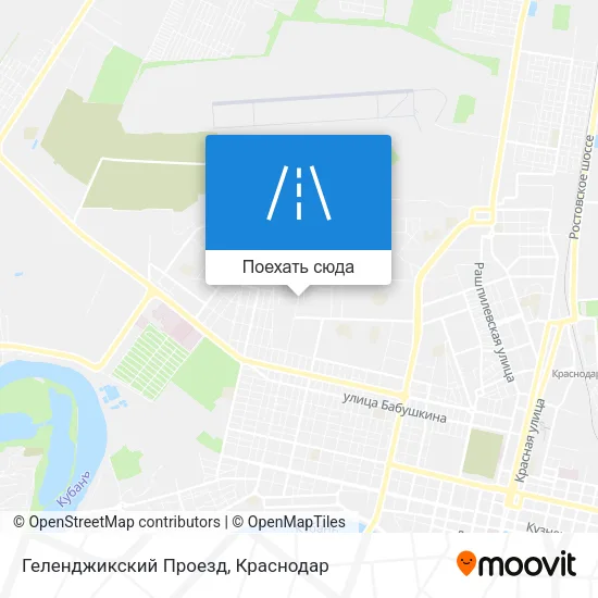 Карта Геленджикский Проезд
