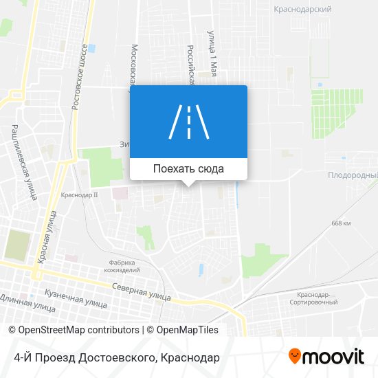 Карта 4-Й Проезд Достоевского