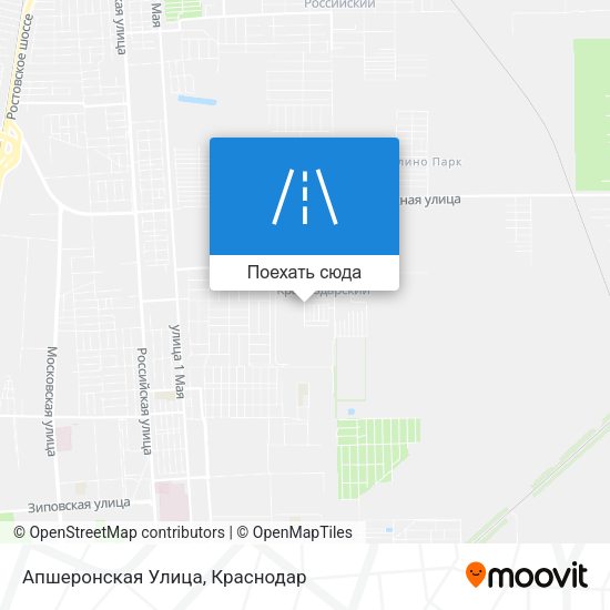 Карта Апшеронская Улица