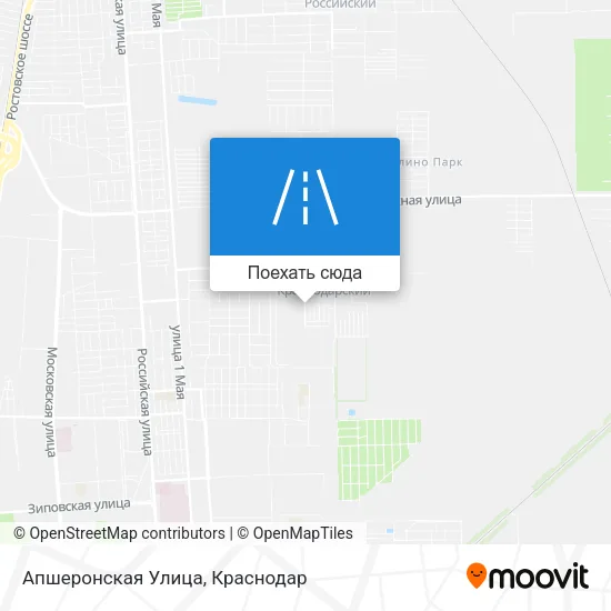 Карта Апшеронская Улица