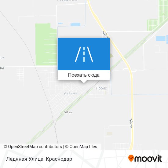Карта Ледяная Улица