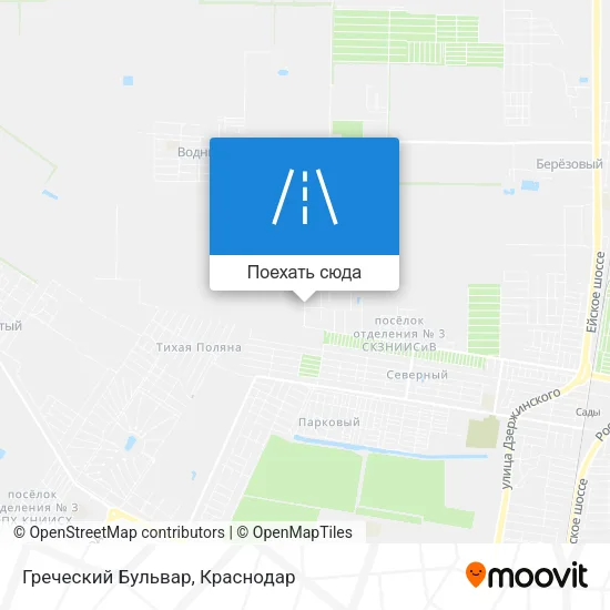 Карта Греческий Бульвар