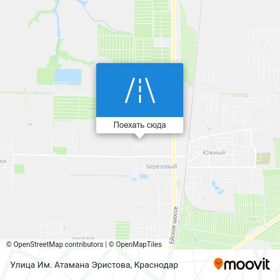 Карта Улица Им. Атамана Эристова
