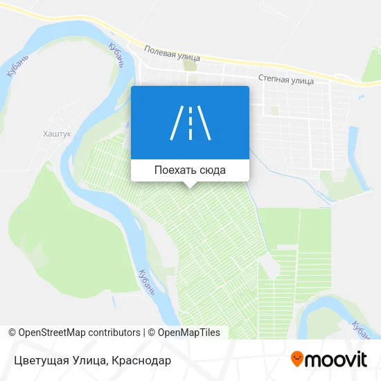 Карта Цветущая Улица