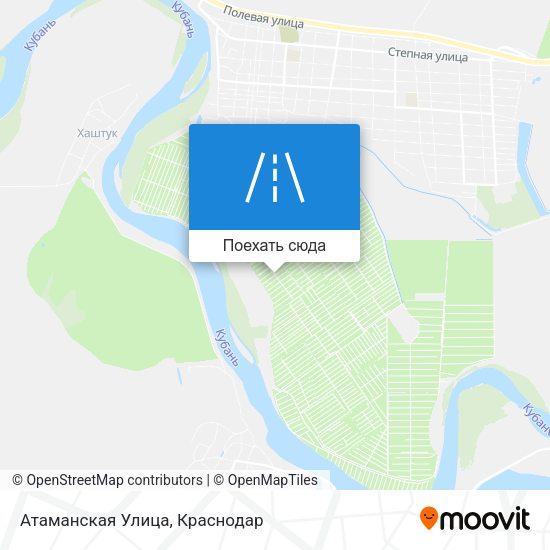 Карта Атаманская Улица