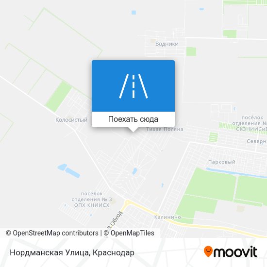Карта Нордманская Улица