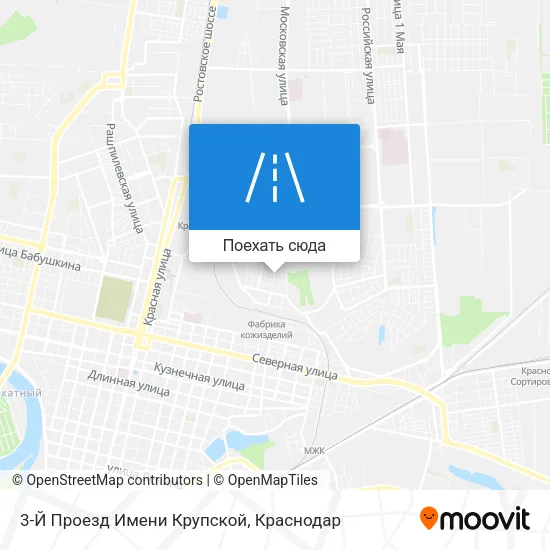 Карта 3-Й Проезд Имени Крупской