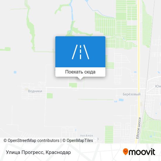 Карта Улица Прогресс