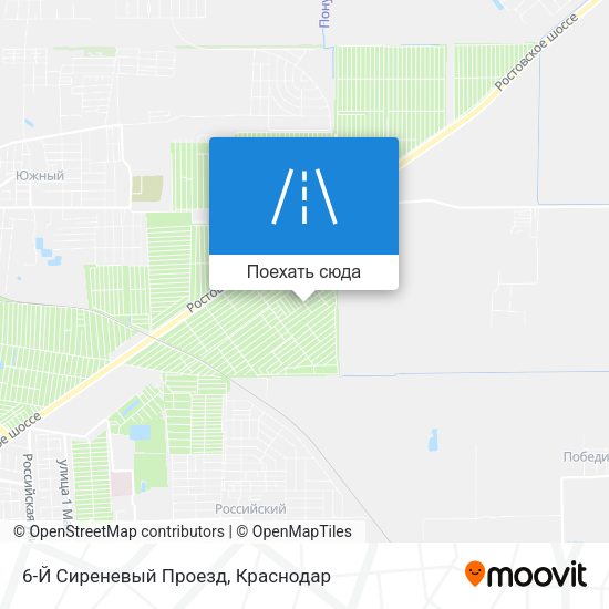 Карта 6-Й Сиреневый Проезд