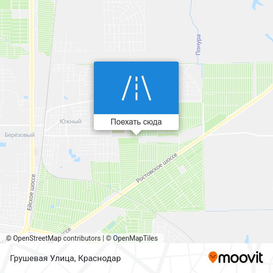 Карта Грушевая Улица