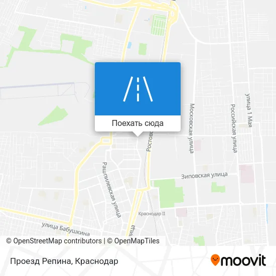 Карта Проезд Репина