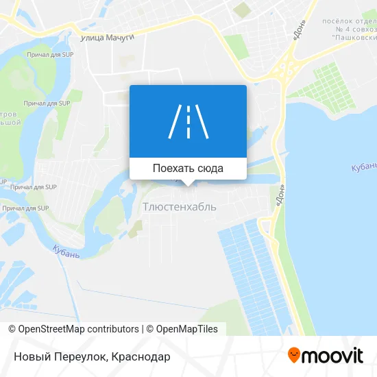 Карта Новый Переулок