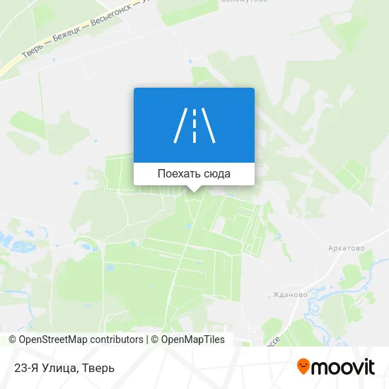 Карта 23-Я Улица