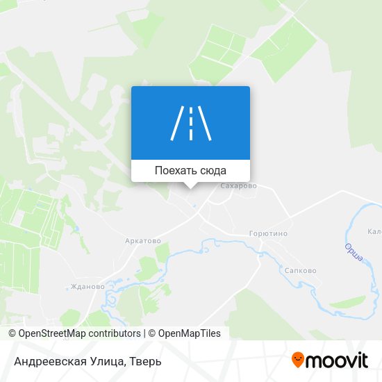 Карта Андреевская Улица