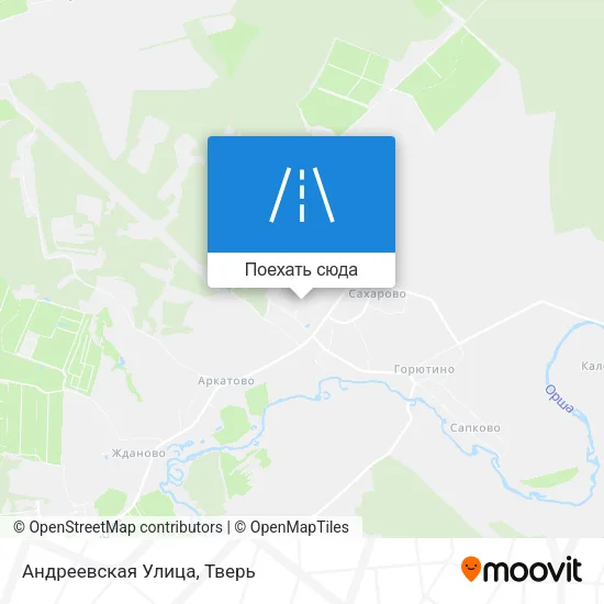 Карта Андреевская Улица